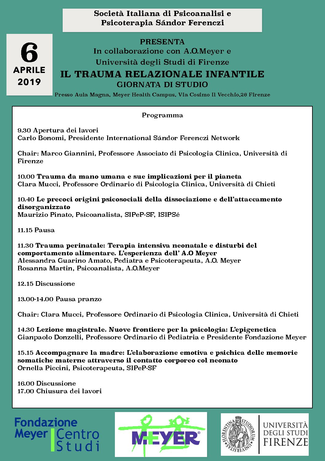 Giornata di Studio “Il trauma relazionale infantile”